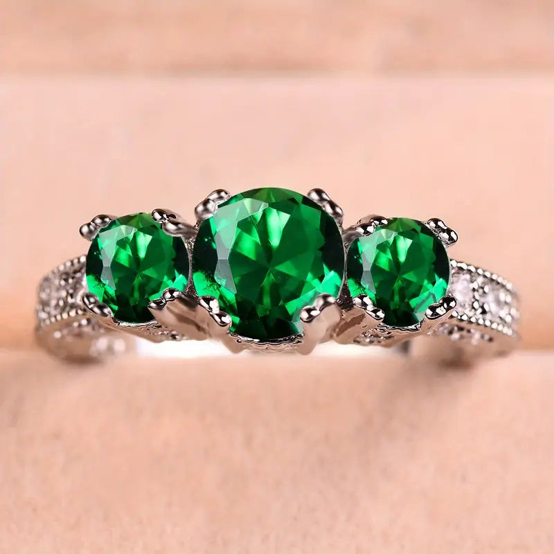 Anello Verde Emilie