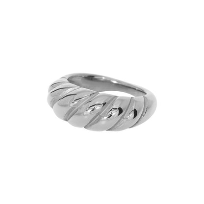 Anillo Croissant Chapado en Oro