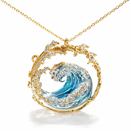 Aqua - Collana elegante dei giuramenti del mare