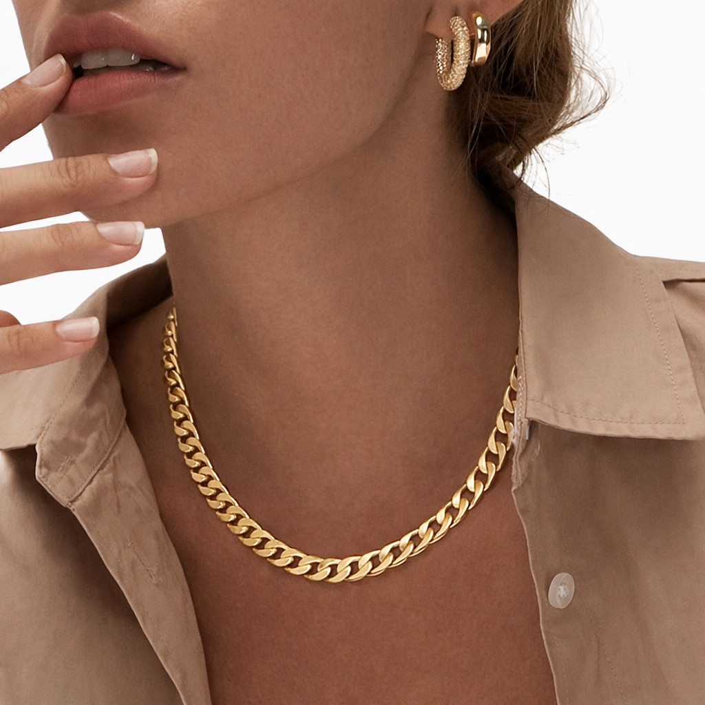 Collana cubana chunky