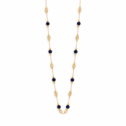 Collana Lulu con Perle di Pietra Midnight