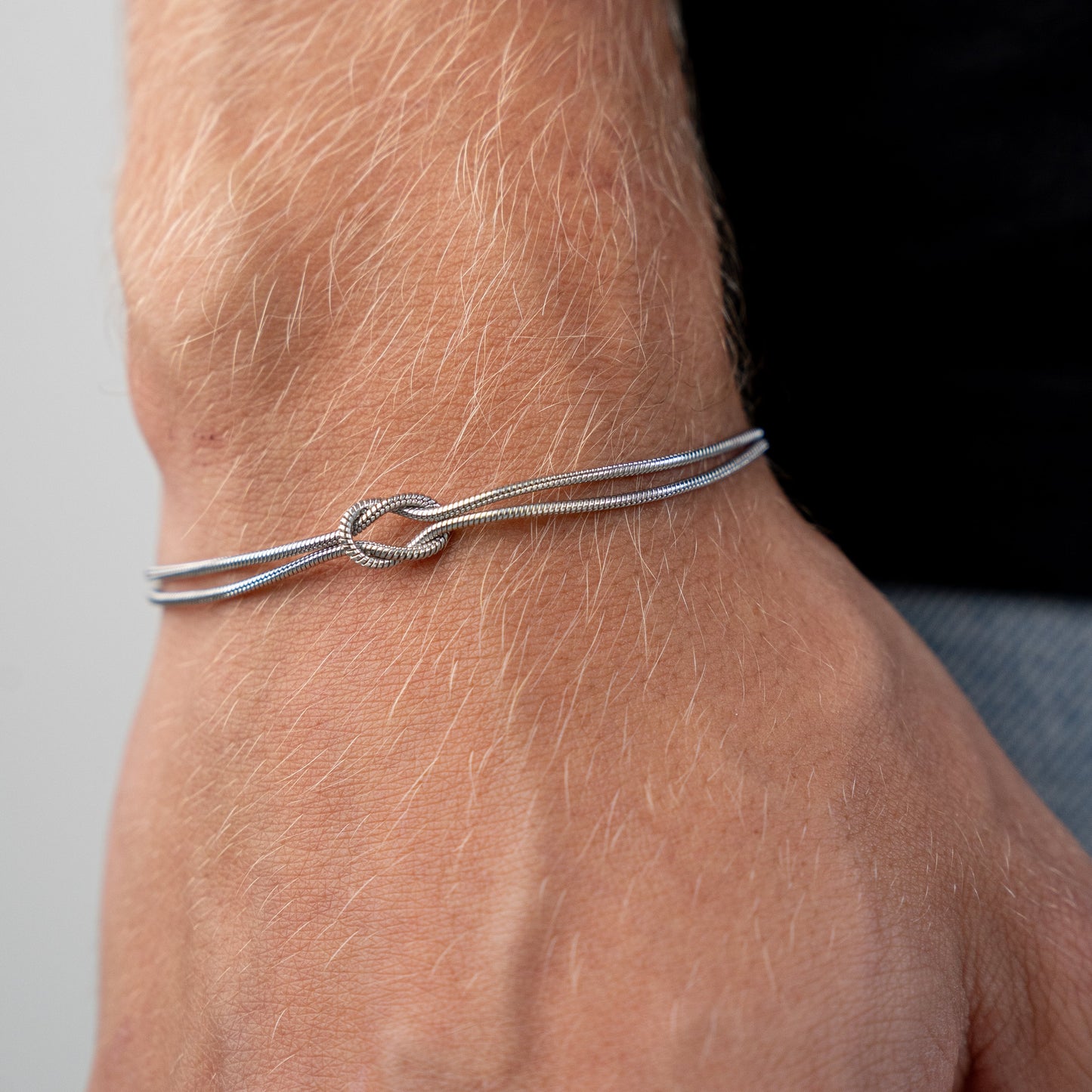 Bracciale infinito 1+1