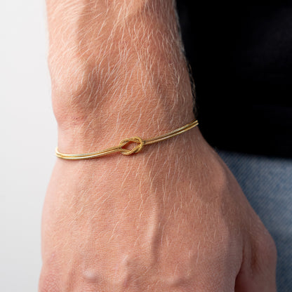 Bracciale infinito 1+1