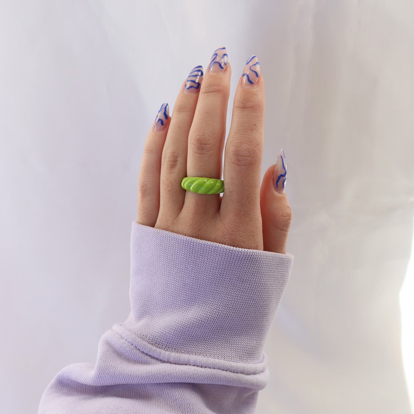 Anello Green Croissant