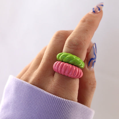 Anello Green Croissant