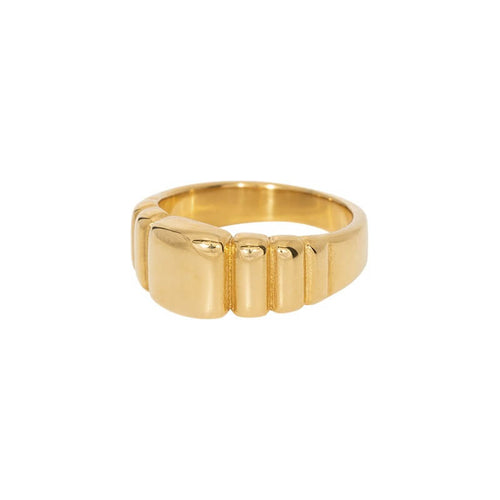 Anello Loafy Placcato Oro