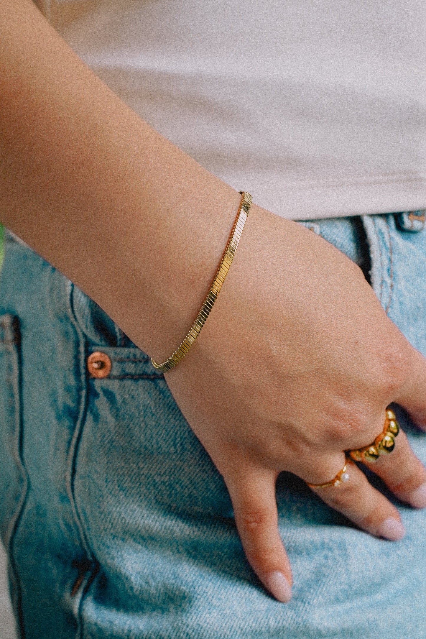 Bracciale Catena Piatta Bold