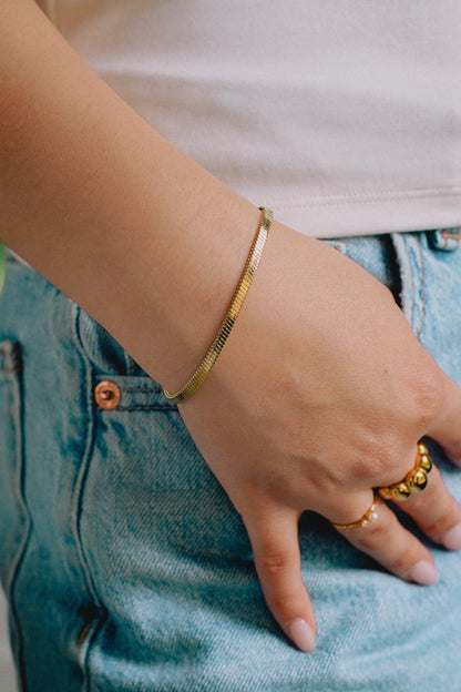 Bracciale Catena Piatta Bold