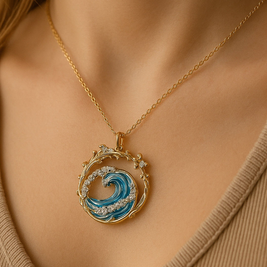 Aqua - Collana elegante dei giuramenti del mare