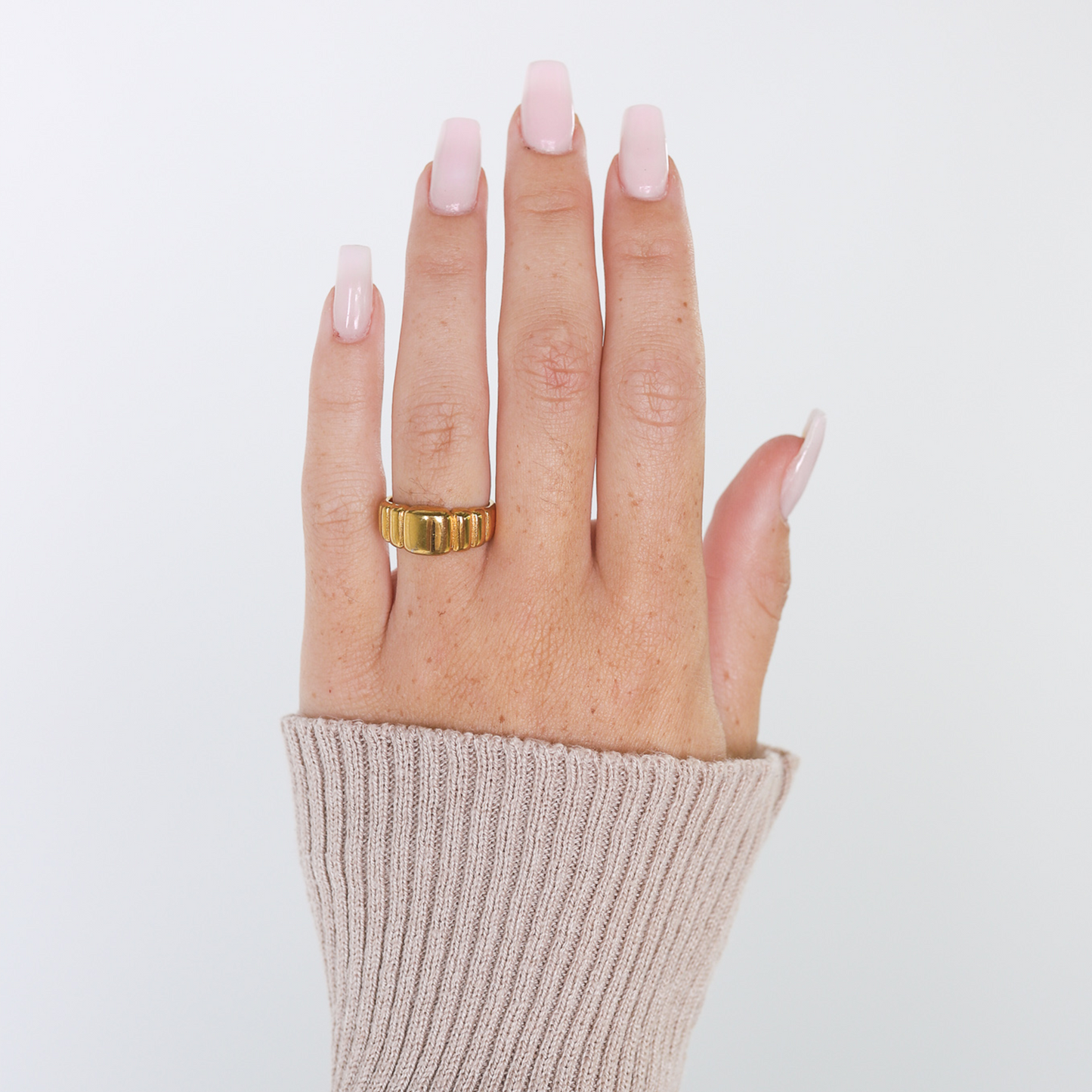 Anello Loafy Placcato Oro