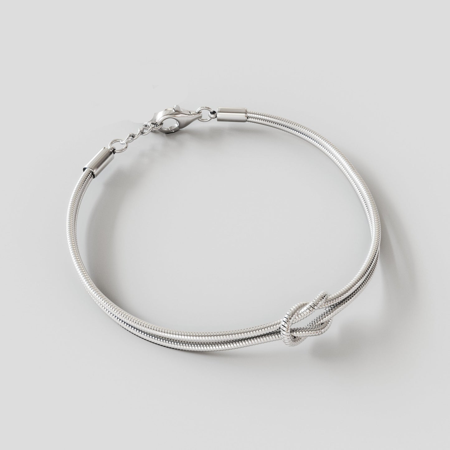 Bracciale infinito 1+1