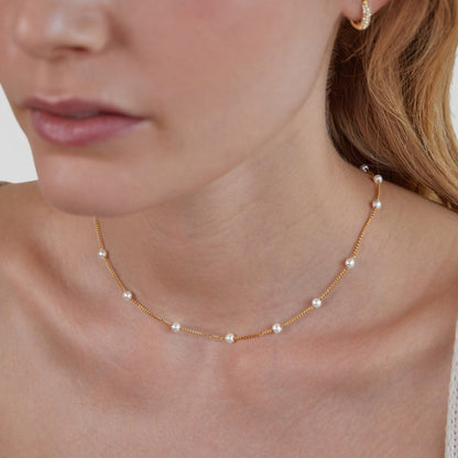 Collana Nura Perla in Oro 18K